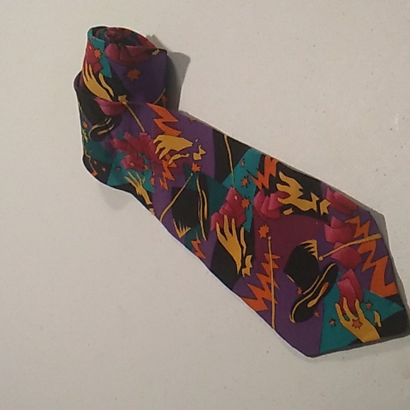 Classic Rock Band The Beatles Song Magical Mystery Tour Necktie - Picture 3 of 7
